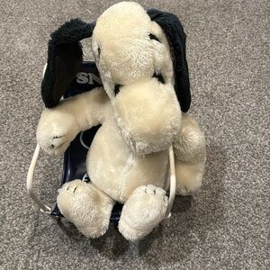 Vintage Peanuts Snoopy with chair Copyright 1958. Made in Japan.